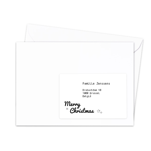 Adressetiketter för mottagare - 16 st olika