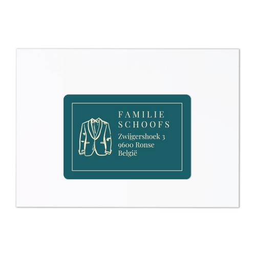 Ontvanger adresstickers (set van 16 verschillende) Ontvanger adresstickers (set van 16 verschillende)