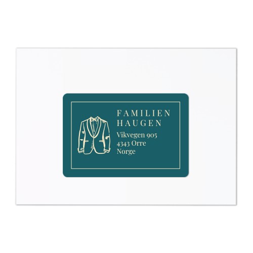 Mottakeradresseetiketter - 16 stk forskjellige Mottakeradresseetiketter - 16 stk forskjellige