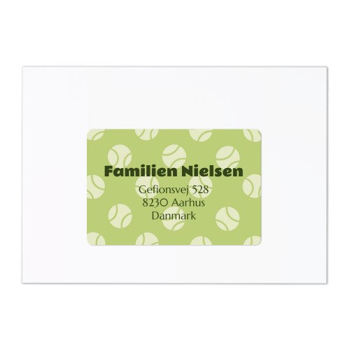 Modtager adresselabels – 16 stk forskellige