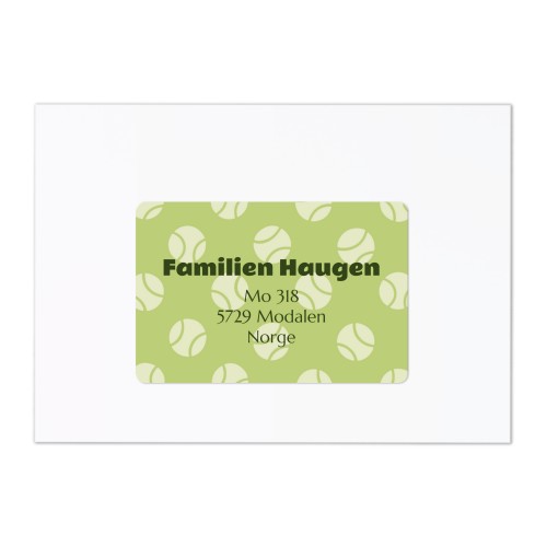 Mottakeradresseetiketter - 16 stk forskjellige Mottakeradresseetiketter - 16 stk forskjellige