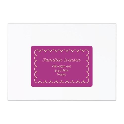 Classy Scallop Bow - Text Only Classy Scallop Bow - Text Only