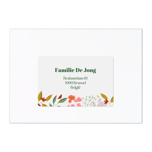 Modtager adresselabels – 16 stk forskellige