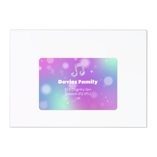 Holographic Music Notes