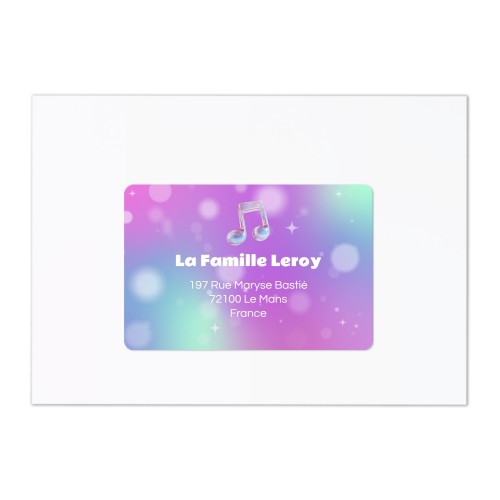 Holographic Music Notes