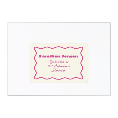 Modtager adresselabels – 16 stk forskellige