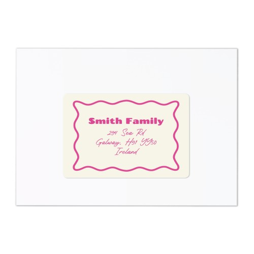 Receiver address labels - set of 16 different 