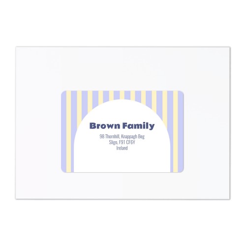 Striped Arch Shape Striped Arch Shape