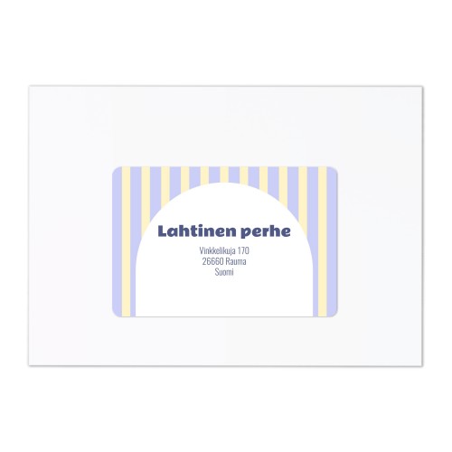 Striped Arch Shape Striped Arch Shape