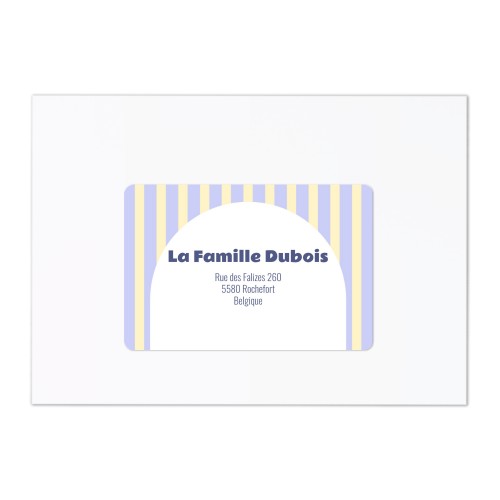 Striped Arch Shape Striped Arch Shape