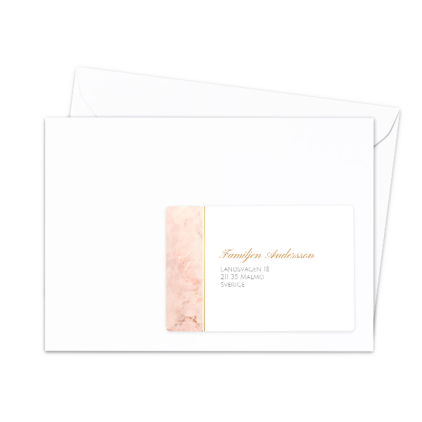 Ontvanger adresstickers - Set van 16 verschillende