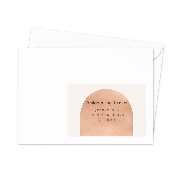 Étiquettes adresse pour les destinataires (lot de 16 différentes)