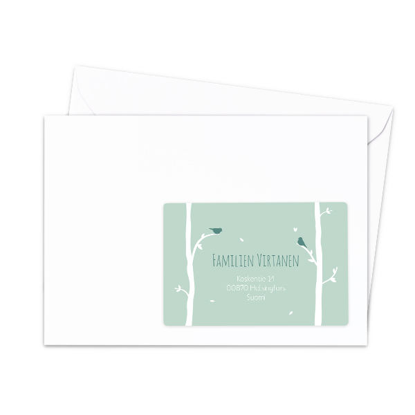 Adressetiketter för mottagare - 16 st olika