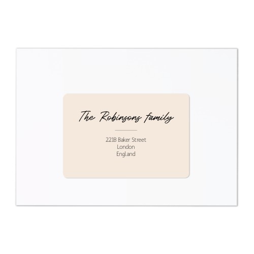 Ontvanger adresstickers (set van 16 verschillende)