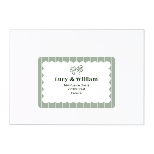 Romantic Bow Scallop