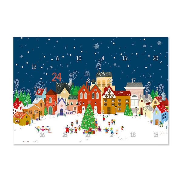 Photo Advent calendar Retro Town Photo Advent calendar Retro Town