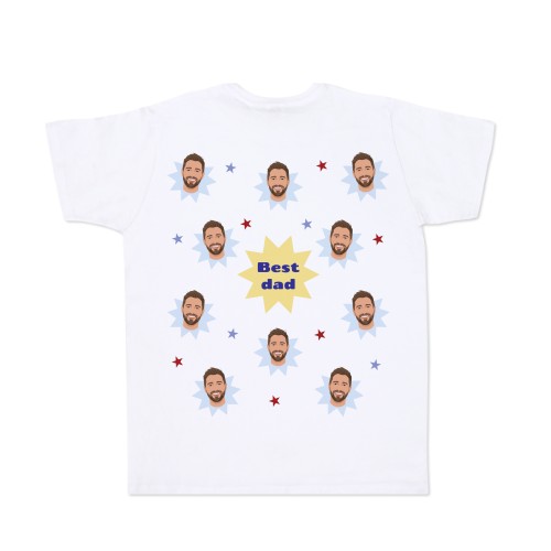 T-shirt avec IA blanc arrière