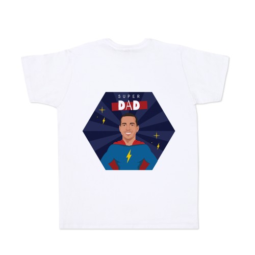 T-shirt avec IA blanc arrière