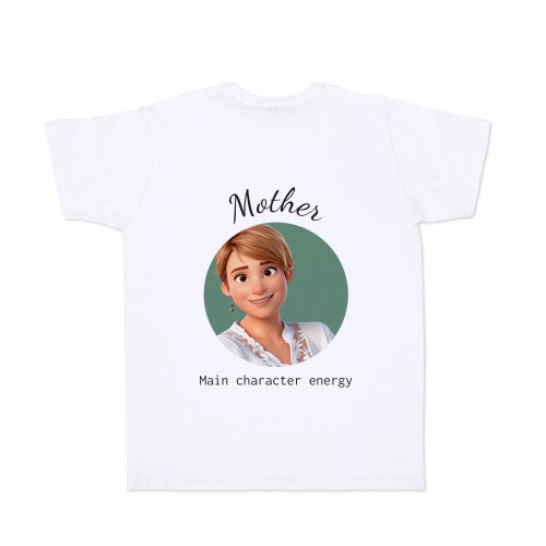 T-shirt avec IA blanc arrière