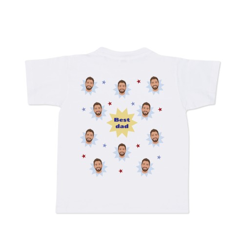T-shirt avec IA enfant blanc arrière