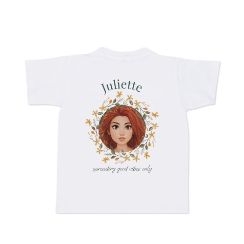 T-shirt with AI Kids White Back