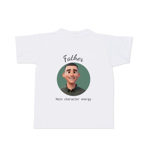 T-shirt with AI Kids White Back