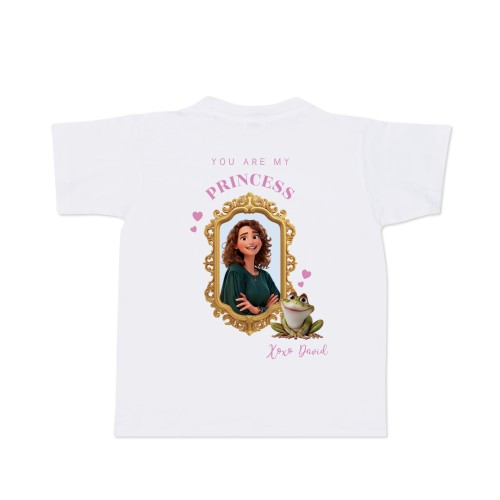 T-shirt with AI Kids White Back