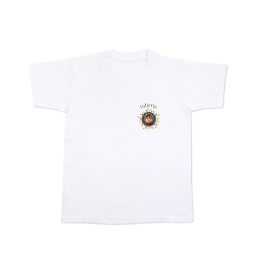 T-skjorte med AI barn hvit front