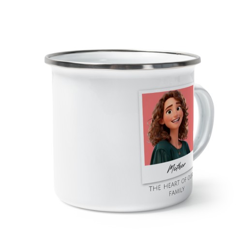 Enamel Mug Grey with AI Filter