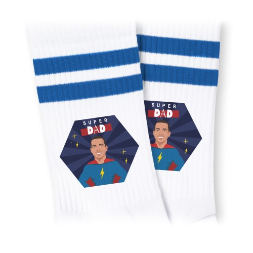 Socks with AI-Filter Blue