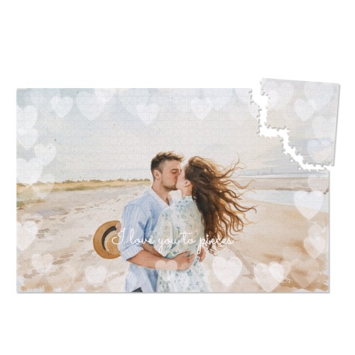 Puslespil med AI foto 1000 brikker (hård pap)