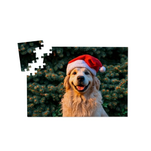 Puzzle 120 pièces avec illustration IA (carton rigide)