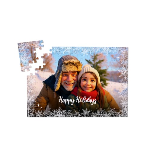 Puzzle 120 pièces avec illustration IA (carton rigide)