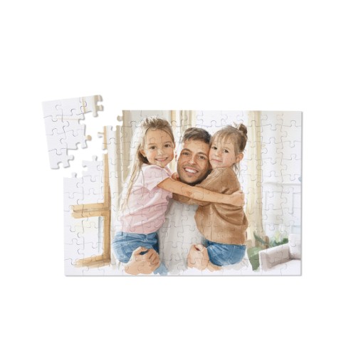 AI Jigsaw 120 pieces (hard cardboard)