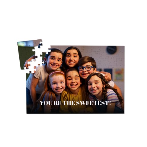 Puslespil med AI foto 120 brikker (hård pap)