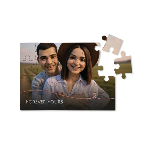 Puslespil med AI foto 24 brikker (hård pap)