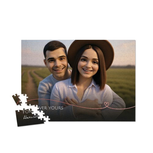 Puslespil med AI foto 315 brikker (hård pap)