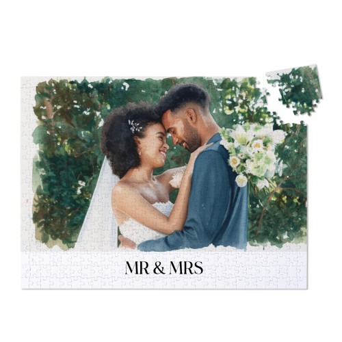 Puslespil med AI foto 500 brikker (hård pap)