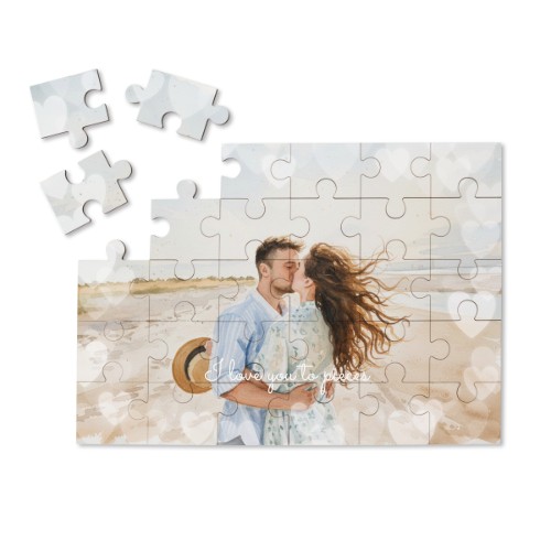 Puslespil med AI foto 30 brikker (MDF)