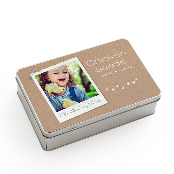 Boîte de rangement rectangle grand format