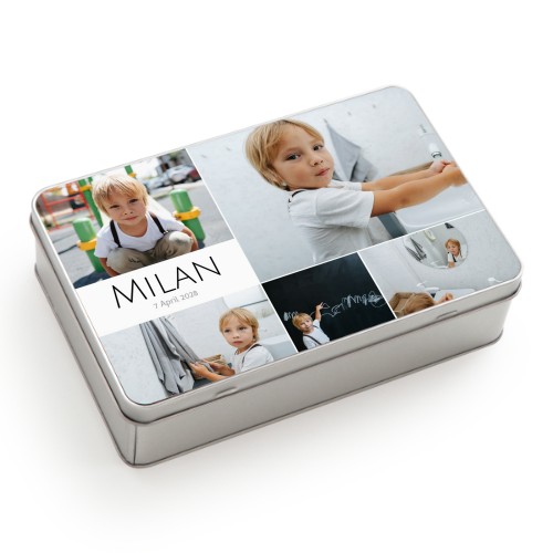 Minimalistisk fotokollage