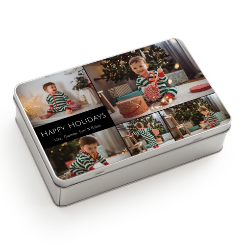 Boîte de rangement rectangle grand format