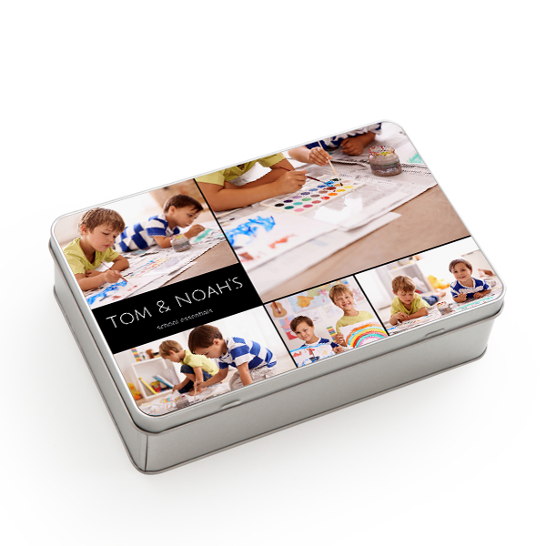 Boîte de rangement rectangle grand format