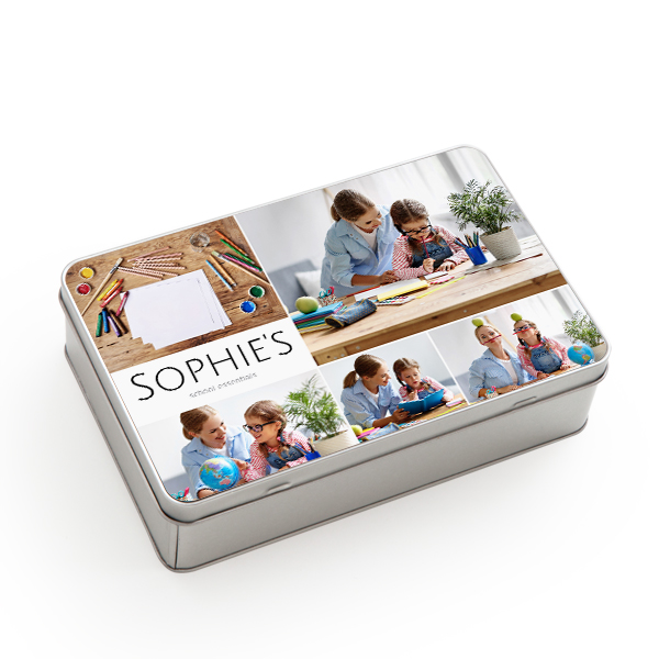 Boîte de rangement rectangle grand format