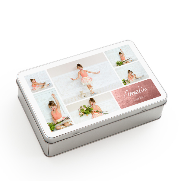 Boîte de rangement rectangle grand format