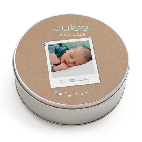 Boîte de rangement ronde grand format