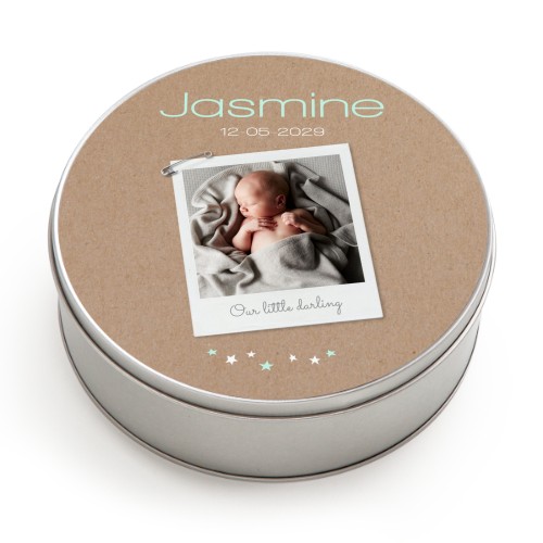 Boîte de rangement ronde grand format