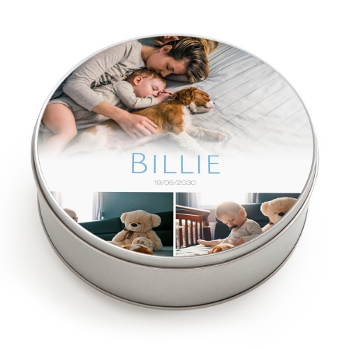 Tin storage box Round Large Tin storage box Round Large