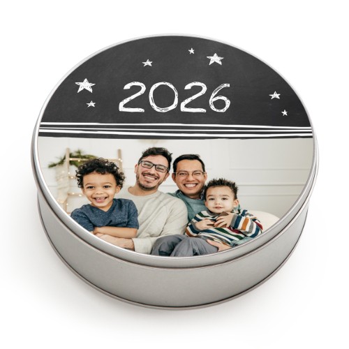 Tin storage box Round Large Tin storage box Round Large