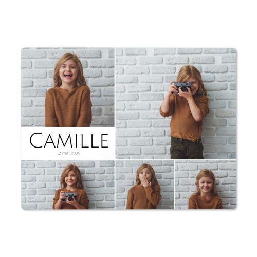 Collage photo minimaliste